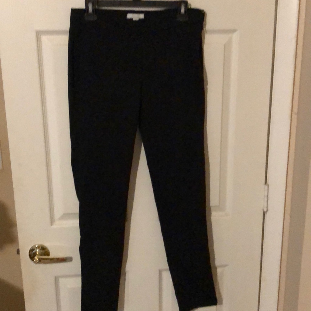 Black Flat Front Pants